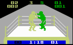 Boxing Gameplay (Intellivision)