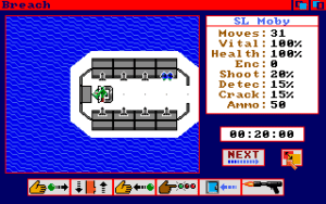 Breach Gameplay (Amiga)