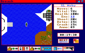 Breach Gameplay (Amiga)