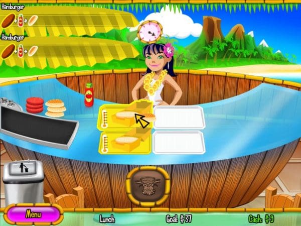 Burger Island 2 - PC Game CD-ROM (Time Management Cooking Game)