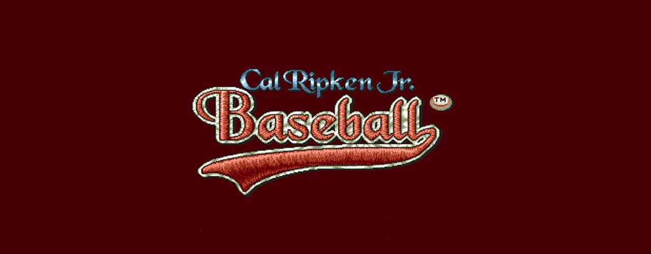 Cal Ripken Jr. Baseball Game Cover