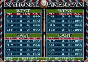 Cal Ripken Jr. Baseball Gameplay (Sega Genesis)