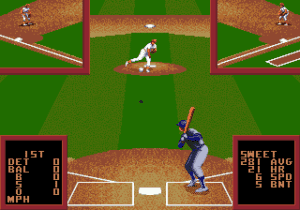 Cal Ripken Jr. Baseball Gameplay (Sega Genesis)