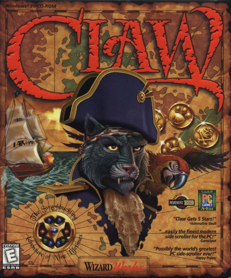 Captain Claw Game Cover