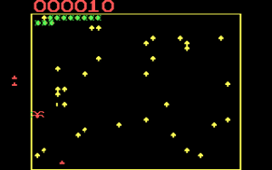 Centipede Gameplay (DOS)