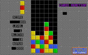 Chain Reaction Gameplay (Atari ST)