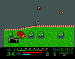 Champion Driver Gameplay (Amiga)