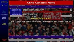 Championship Manager: Season 00/01 Gameplay (Windows)