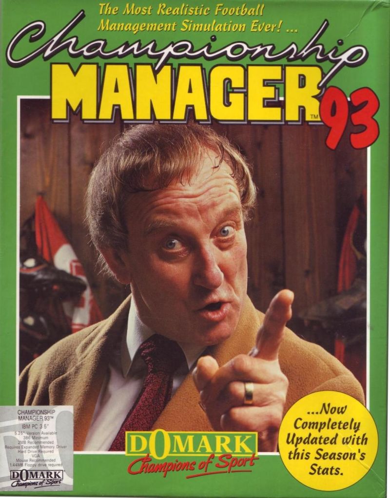 Championship Manager 93/94 Game Cover