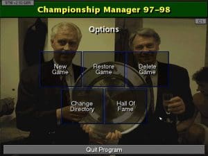 Championship Manager: Season 97/98 Gameplay (DOS)