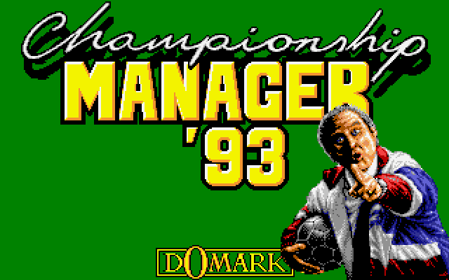 Championship Manager: End of 1994 Season Data Up-date Disk Game Cover