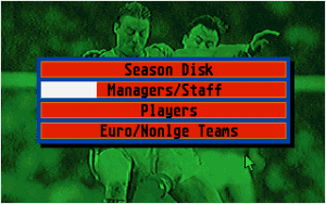 Championship Manager Gameplay (DOS)