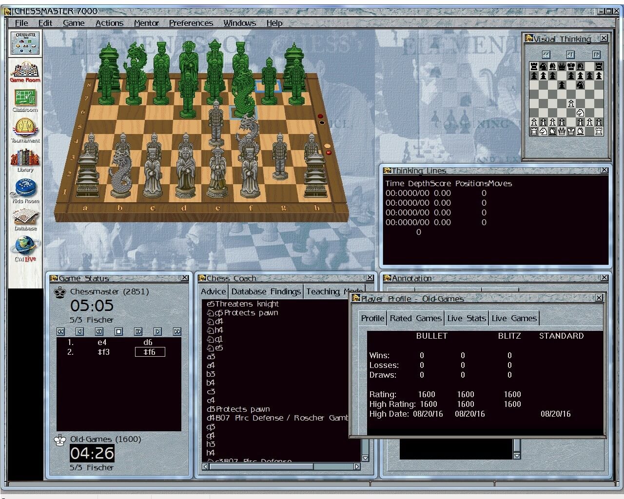 CHESSMASTER 4000 TURBO FOR WINDOWS from Mindscape