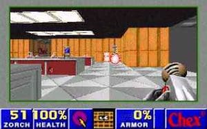 Chex Quest Gameplay (DOS)