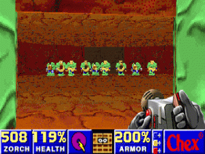 Chex Quest Gameplay (DOS)