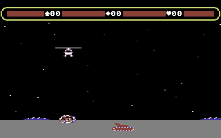 Choplifter Gameplay (Commodore 64)