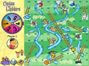 Chutes and Ladders Gameplay (Windows)