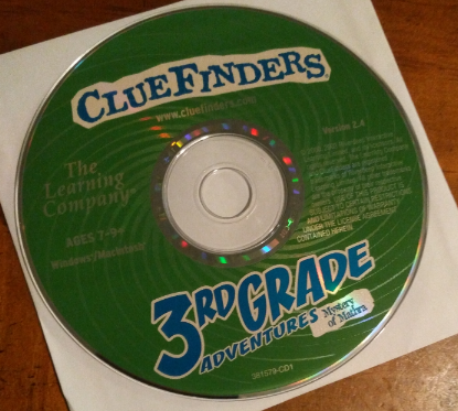 Cluefinders 3rd Grade 2002 CD Cover