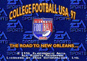 College Football USA 97 Gameplay (Genesis)