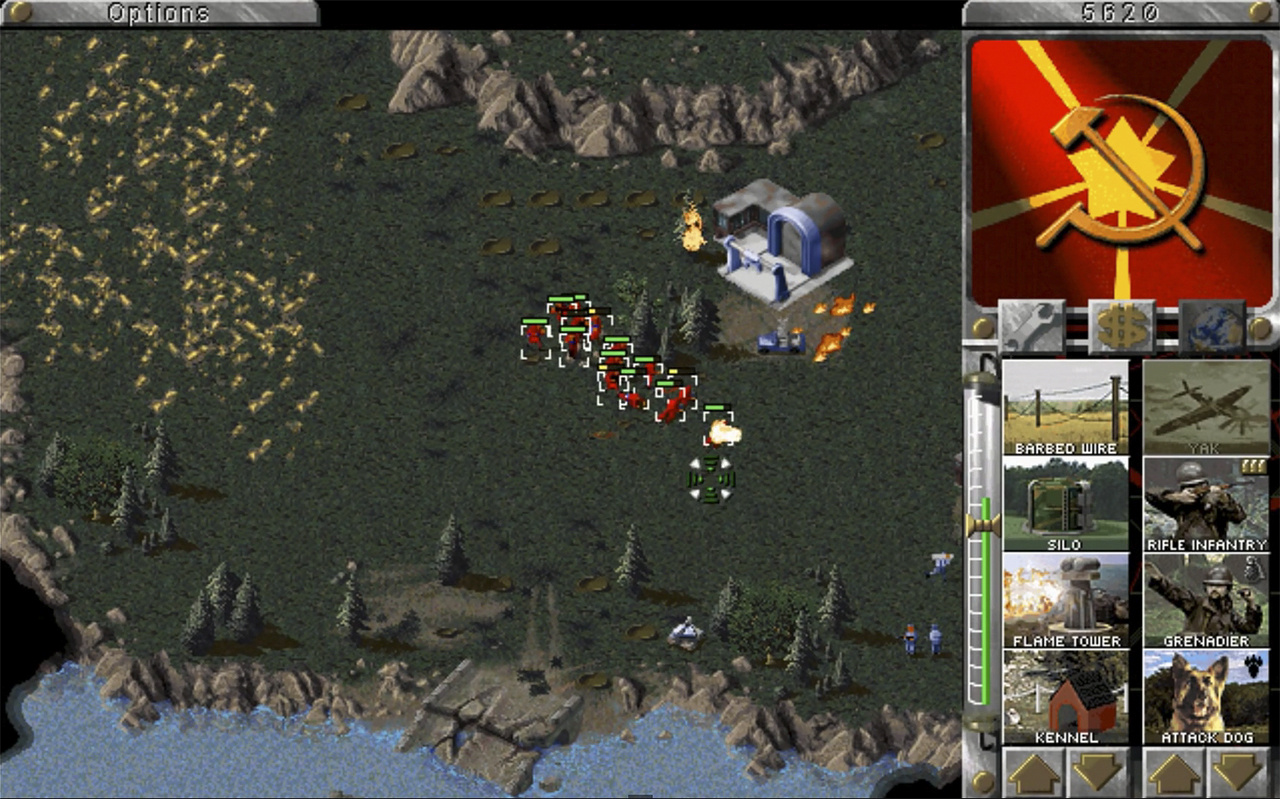 command and conquer red alert 2 black screen