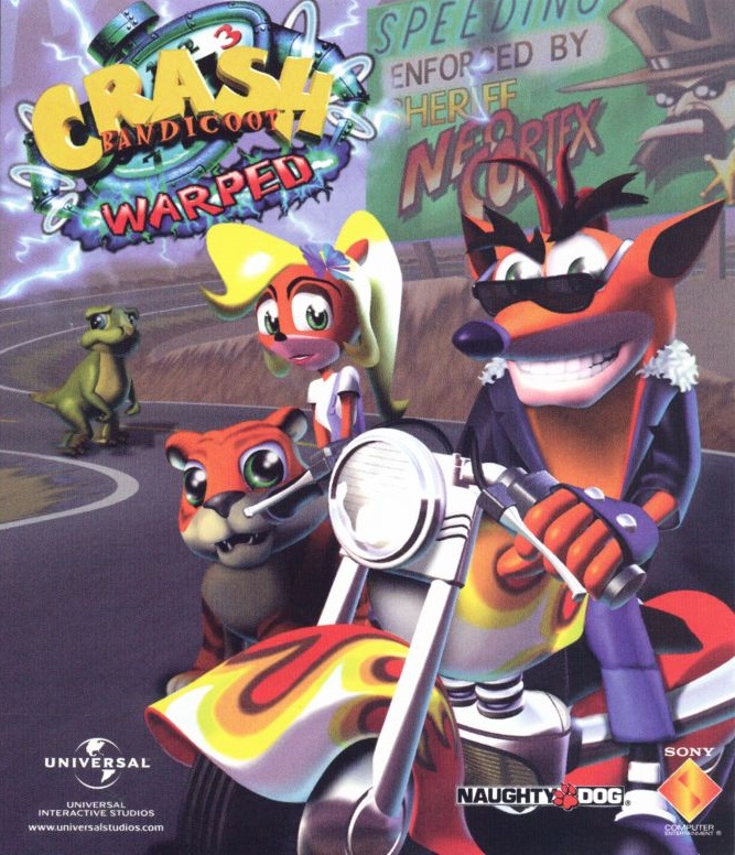 Crash Bandicoot 3: Warped Game Cover
