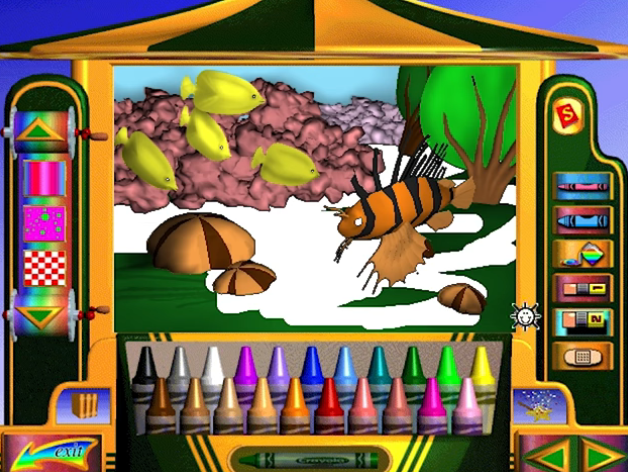 Crayola Magic 3D Coloring Book Gameplay (Windows)