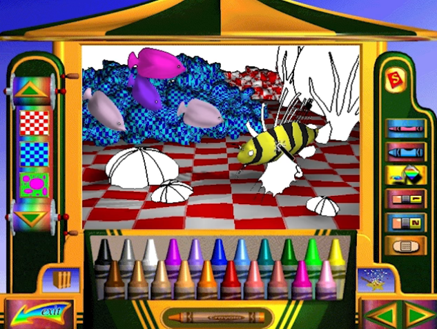 Crayola Magic 3D Coloring Book Gameplay (Windows)