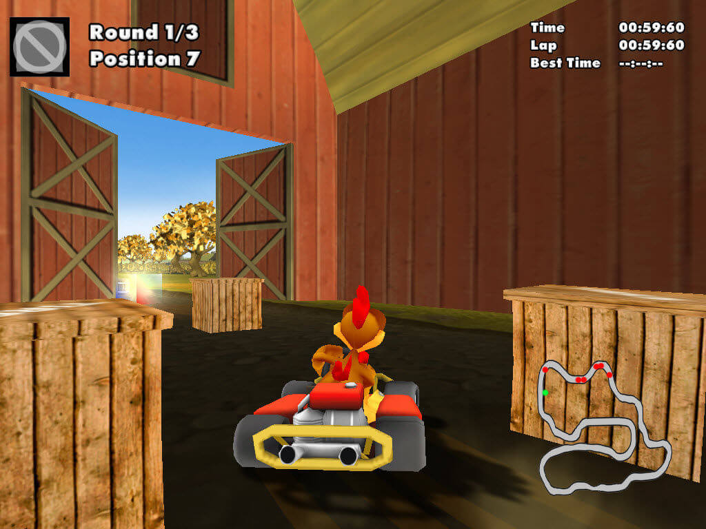 Crazy Chicken: Kart 2 Gameplay (Windows)