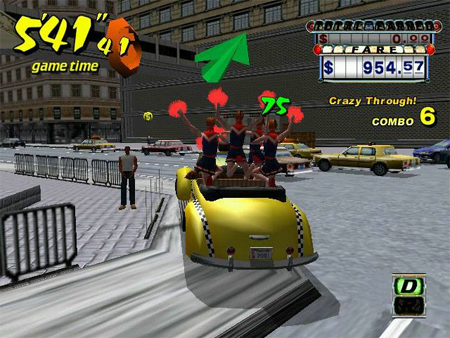 Crazy Taxi 2 Gameplay (Dreamcast)