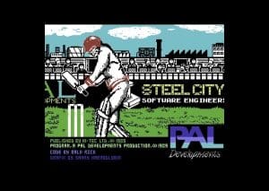 Cricket Captain Gameplay (Commodore 64)