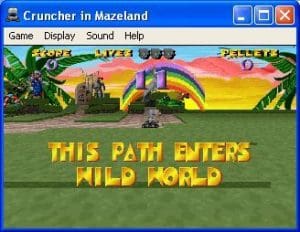 Cruncher in Mazeland Gameplay (Windows)