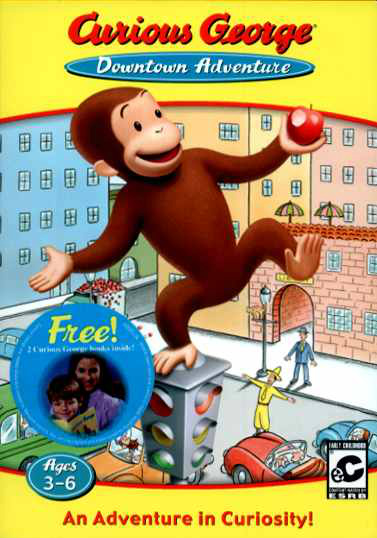 Curious George Downtown Adventure Game Cover