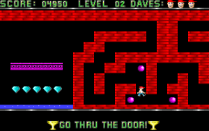 Dangerous Dave Gameplay (DOS)