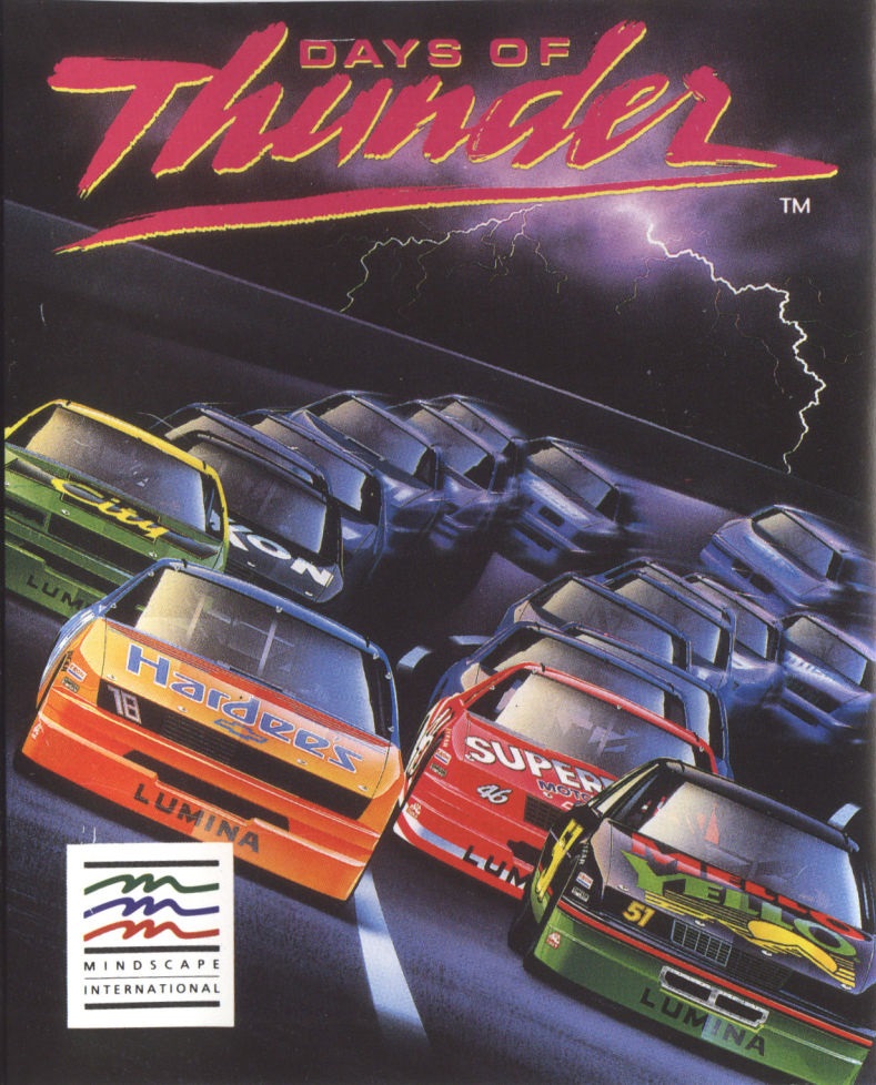Days of Thunder Game Cover