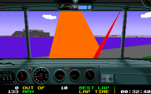Days of Thunder Gameplay (DOS)