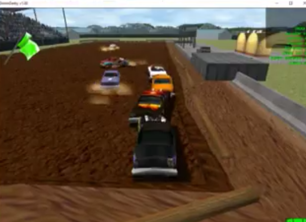 Demolition Derby and Figure 8 Race Gameplay (Windows)