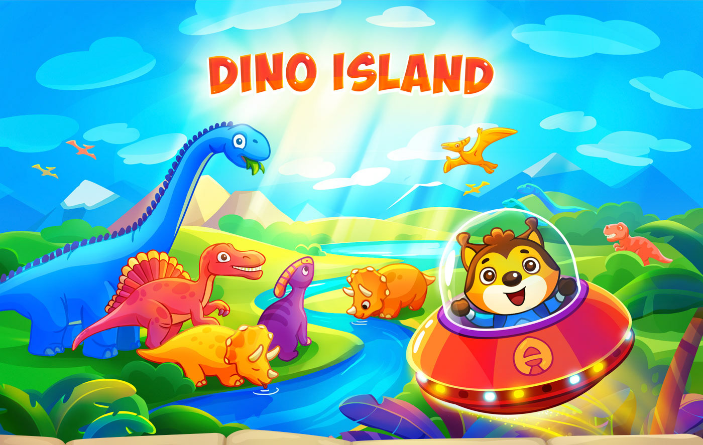 Download and play Dinosaur Island:Games for kids on PC & Mac