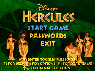 Disney's Hercules Gameplay Windows