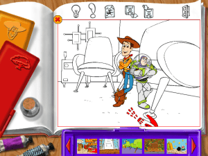 Disney's Toy Story 2: Digital Coloring Book Gameplay (Windows)