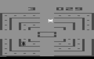 Dodge 'Em Gameplay (Atari 2600)