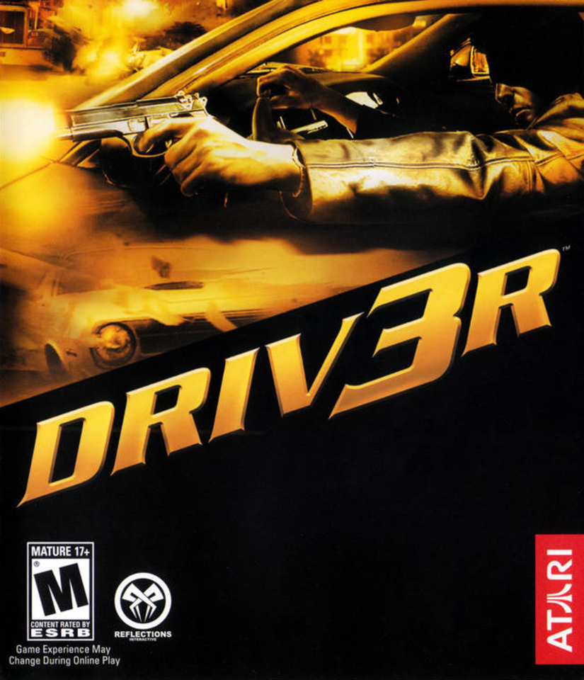 Игра драйвер 3. Driver 3. Игра Driver 3. Driv3r обложка. The Driver.