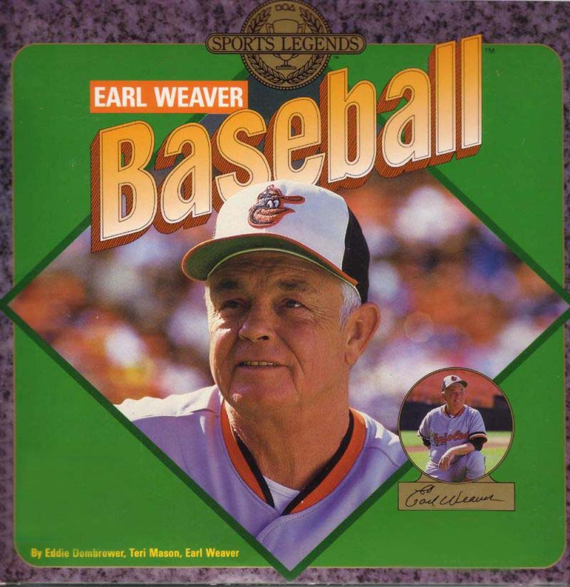 Earl Weaver Baseball Game Cover