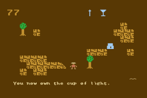 Escape from Perilous Gameplay (Atari 8-bit)
