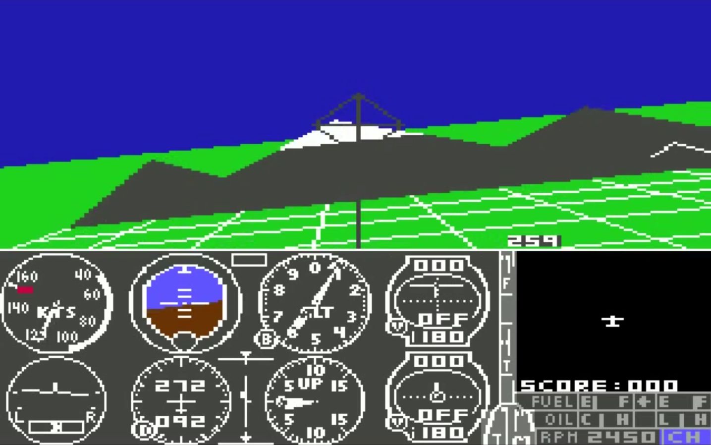 Resultado de imagen para flight simulator commodore 64