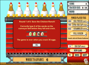 Fowl Words 2: Trouble at the Chicken Ranch! Gameplay (Windows)