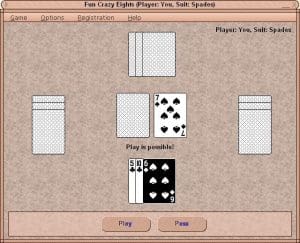 Fun Crazy Eights Gameplay (Windows)