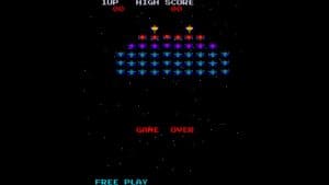 Galaxian Gameplay (Arcade)