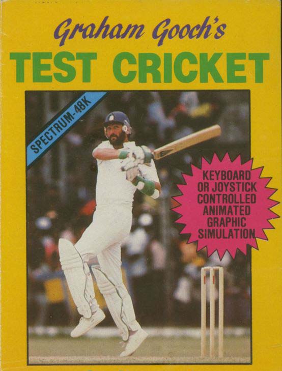 Graham Gooch's Test Cricket Game Cover