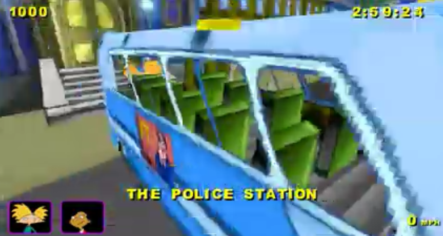 Hey Arnold! Runaway Bus Gameplay (Windows)