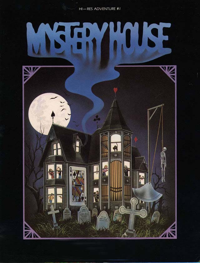 Hi-Res Adventure #1: Mystery House Game Cover